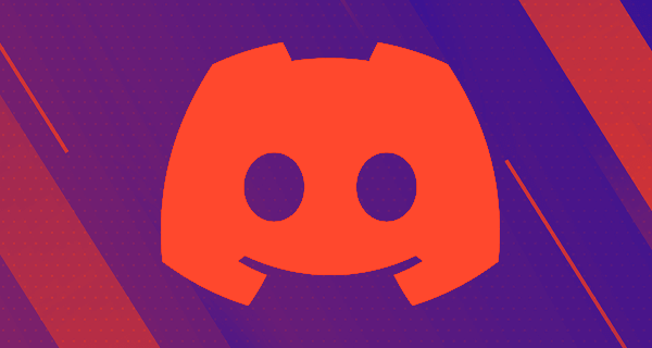 img:logo-do-discord-em-laranja-fundo-azul-e-efeitos-de-luz-laranja